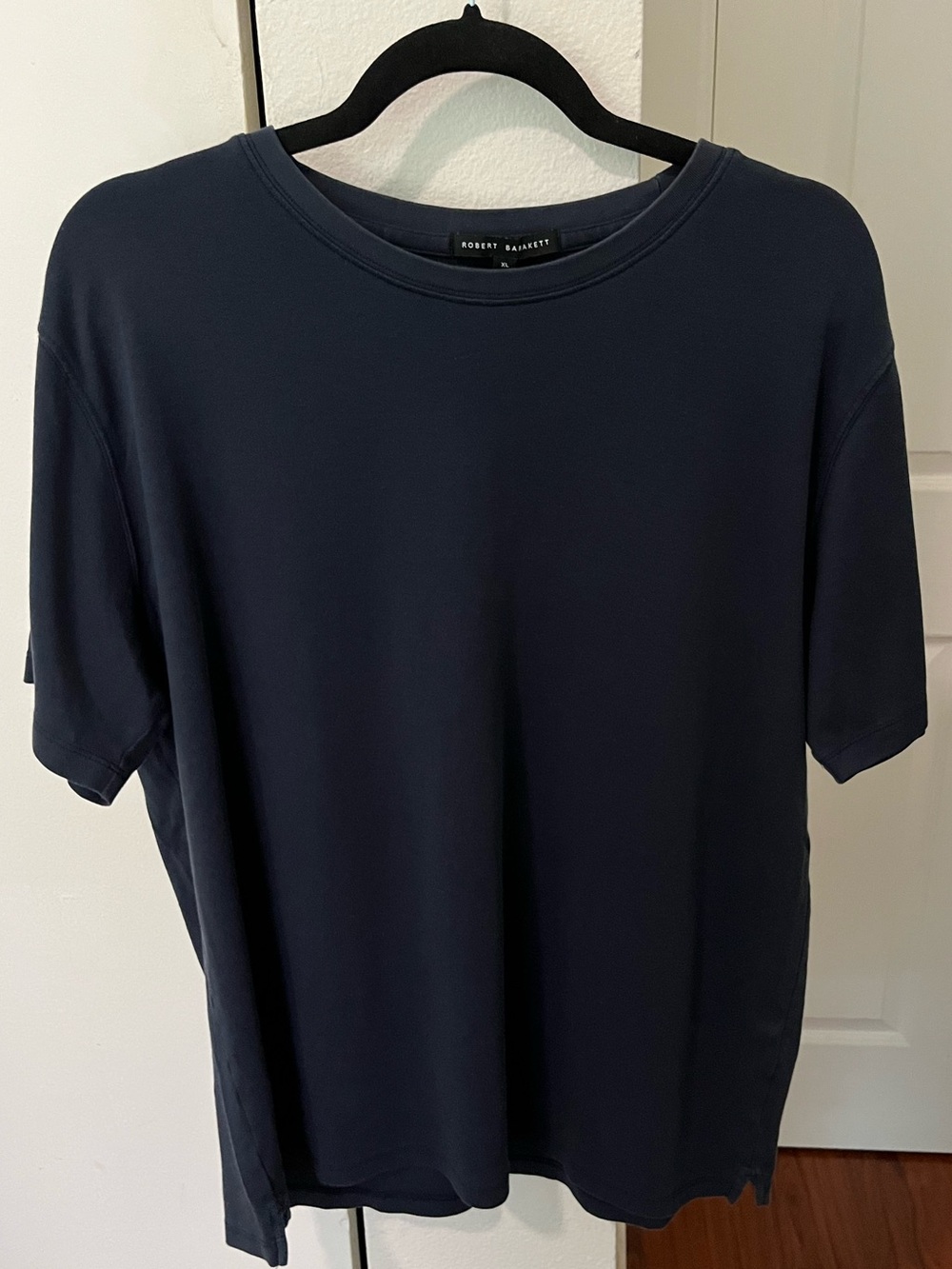 Robert Barakett Navy Blue Night Short-Sleeve Crewneck Shirt